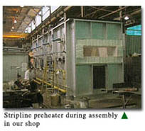 Stripline preheater